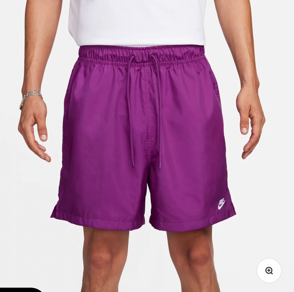 Nike Men's Club Woven Flow Shorts Viotech Purple FN3307-503 Athletic Medium